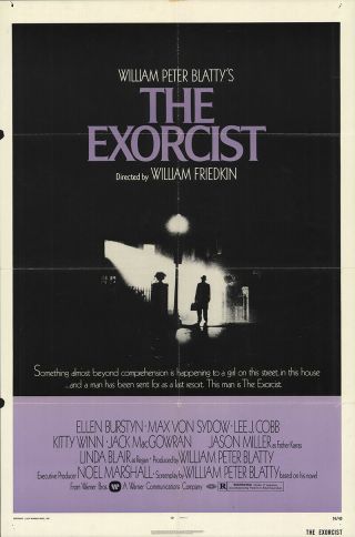 The Exorcist 1974 27x41 Orig Movie Poster Fff - 29167 Max Von Sydow U.  S.  One Sheet