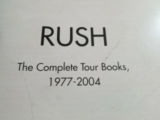 Rush Tour Book 1977 - 2004 6