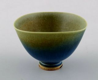 Berndt Friberg Studio ceramic bowl.  Modern Swedish design.  Unique,  handmade 4