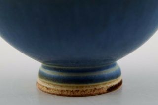 Berndt Friberg Studio ceramic bowl.  Modern Swedish design.  Unique,  handmade 5