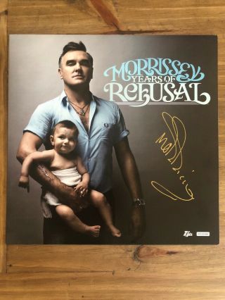 Morrissey Signed “years Of Refusal” Lp