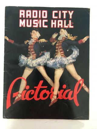 Radio City Music Hall Pictorial Booklet Program 1938/1939