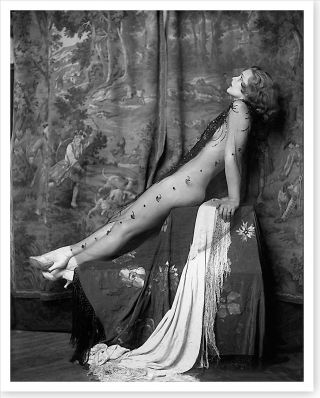 Risque Ziegfeld Actress Drucilla Strain Straine 8 X 10 Silver Halide Photo