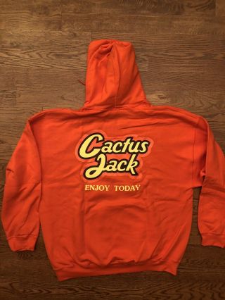 Travis Scott Reeses Puffs Hoodie Orange ||cactus Jack|| Size Xxl