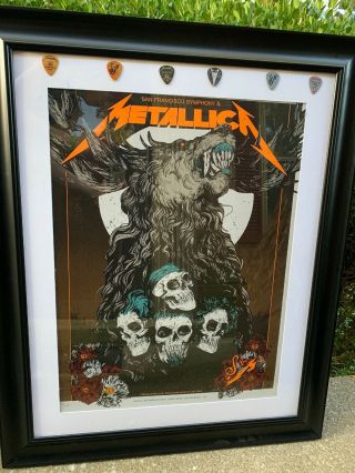 Metallica & Symphony Poster.  San Francisco Chase Center Experience 9/8/19