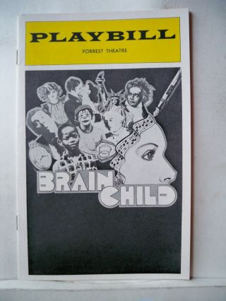 Brain Child Playbill Tovah Feldshuh / Dorian Harewood Tryout Flop 1974