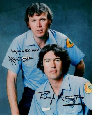 Kevin Tighe And Randolph Mantooth Signed Emergency Photo W/ Hologram