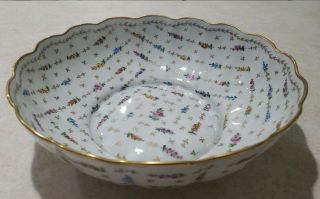 Tiffany & Co.  Private Stock Le Tallec Hand Painted French Porcelain Serving Bowl