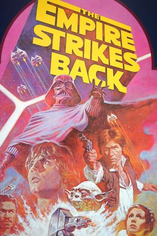 US 1 - Sheet - Rolled Star Wars THE EMPIRE STRIKES BACK 1982 Movie Poster 2
