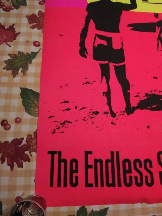 Vintage Endless Summer Surf Movie Poster Surfing 1965 Heavy Stock Rare 2