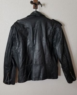 IRON MAIDEN - TOUR CREW - LEATHER JACKET XL 1995 - 1996 Only 40 in existence 3