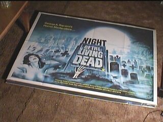 Night Of Living Dead R82 Orig Brit Quad 30x40 Movie Poster Horror George Romero