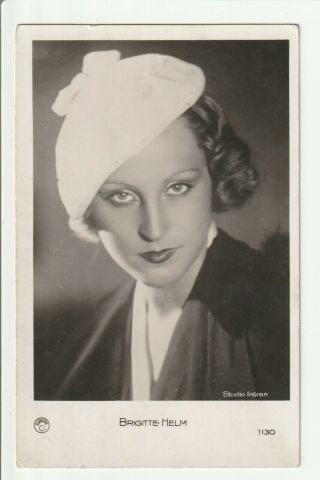 Brigitte Helm 1930s Photo Postcard