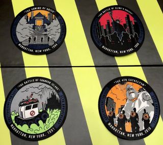 Ghostbusters 35th Anniversary Fan Fest 2019 Set Of 4 Exclusive Patches