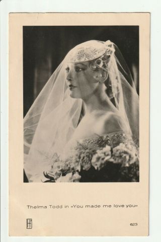 Thelma Todd 1930s Photo Postcard