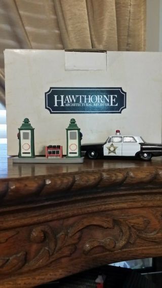 Andy Griffith Barney Fife Mayberry Hawthorne Squad Car & Pumps