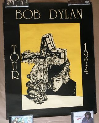 Bob Dylan Tour 1974 Poster Echo Echo Vintage