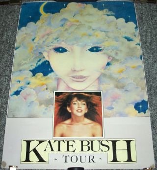 Kate Bush Absolutely Stunning And Rare Poster For The Tour Of The U.  K.  In 1979
