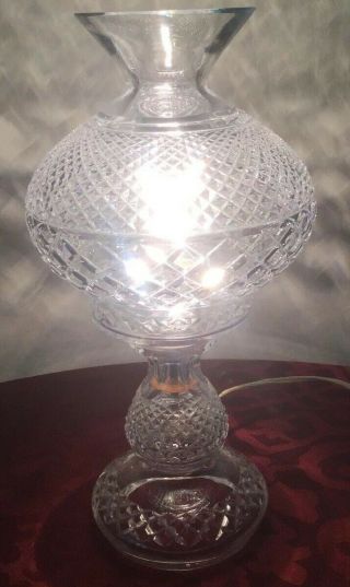 Waterford Crystal Inishmore Electric Hurricane Lamp - 2 Piece
