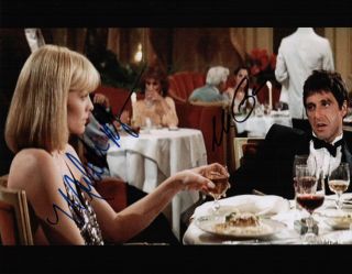 Al Pacino & Michelle Pfeiffer Signed Scarface 11x14 Photo