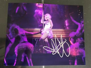 Christina Aguilera Signed Autographed 11x14 Photo Hot Sexy Burlesque The Voice