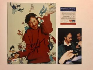 Steven Spielberg Rare Signed Autographed 8x10 Photo Psa/dna Proof