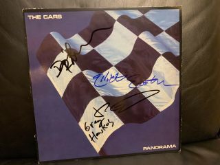 The Cars Band Signed Vinyl Panorama Album Proof Ric Ocasek Autographed Lp