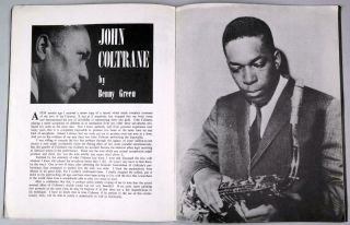 JOHN COLTRANE,  DIZZY GILLESPIE - rare vintage 1961 concert program 4