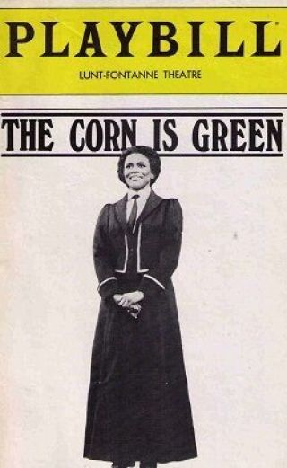 The Corn Is Green Broadway Playbill - Cicely Tyson