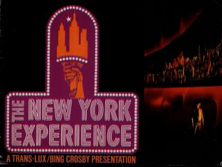 The York Experience - A Trans - Lux/bing Crosby Vtg Souvenir Program