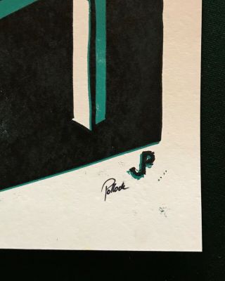 Jim Pollock “Frank Portolese” Phish Print Poster Signed L/E of Only 25 3