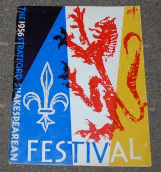 The 1956 Stratford Shakespearean Drama & Music Festival Canada Event Brochure