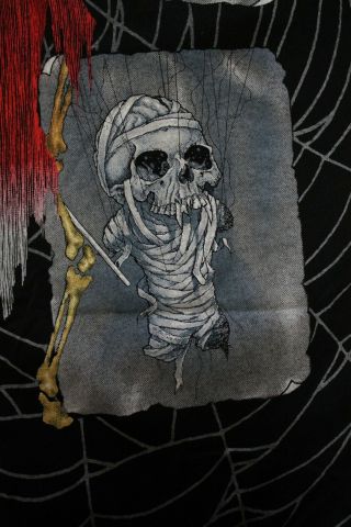 RARE Vintage Metallica Pushead t - shirt Damage Inc Crash Course skeleton XL 10