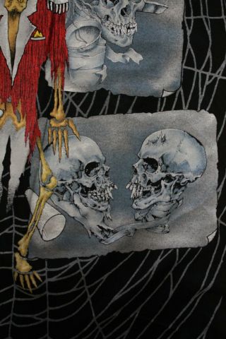 RARE Vintage Metallica Pushead t - shirt Damage Inc Crash Course skeleton XL 6