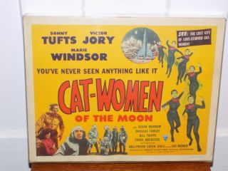 Vintage Movie Lobby Card Of Cat - Women Of The Moon