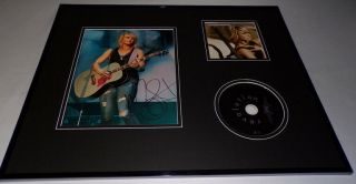 Miranda Lambert Signed Framed 16x20 Revolution Cd & Photo Set