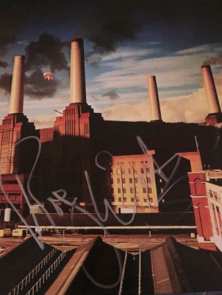 Pink Floyd Roger Waters Signed Animals Lp Album