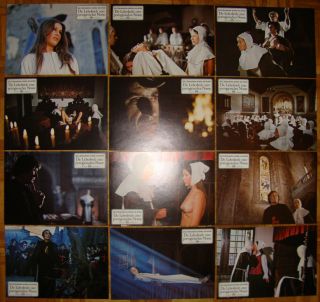 Love Letters Of A Portuguese Nun - Nunsploitation - Jess Franco - Set Of 32 German Lcs