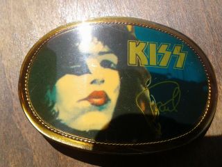 KISS PAUL STANLEY 1978 PACIFICA BELT BUCKLE VINTAGE RARE FREHLEY SIMMONS 2