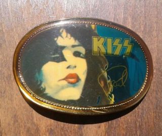KISS PAUL STANLEY 1978 PACIFICA BELT BUCKLE VINTAGE RARE FREHLEY SIMMONS 7