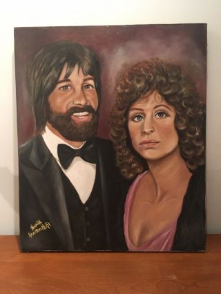 Streisand Oil Portrait