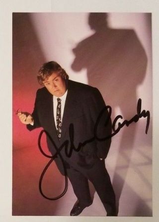 " Uncle Buck " John Candy Hand Signed 4x6 Color Photo Todd Mueller