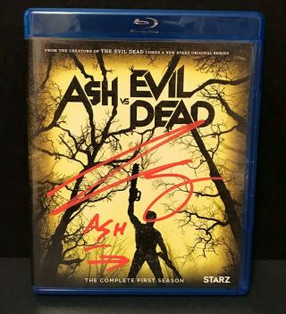 Ash Vs.  Evil Dead Season 1 Blu - Ray Signed By Bruce Campbell