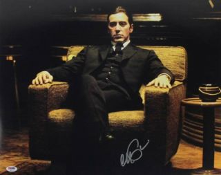 Al Pacino The Godfather Signed Authentic 16x20 Photo Psa/dna Itp 5a80072