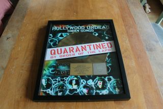 Hollywood Undead - Usa Riaa Gold Lp Award / Swan Song - 500,  000 Albums