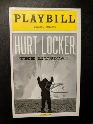Hurt Locker The Musical Signed Playbill (hedwig And The Angry Inch) Darren Criss
