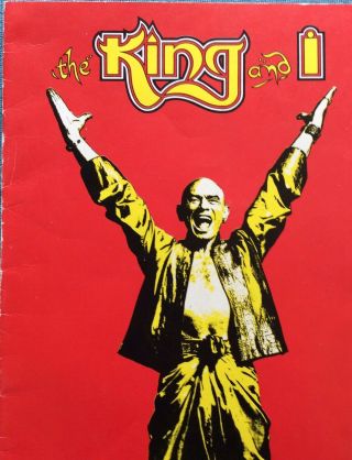 The King And I Playbill Starring Yul Brynner 1981 Boston,  Ma