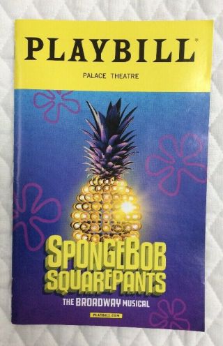 Spongebob Squarepants Broadway Playbill