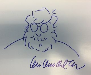 The Shape Of Water Guillermo Del Toro Signed Sketch W/exact Video Proof W/coa