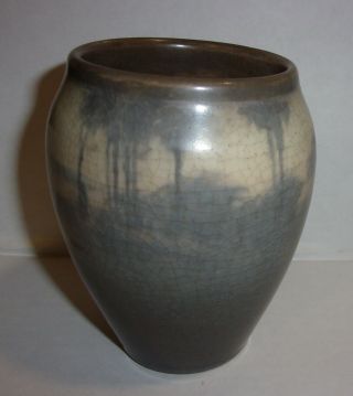 C.  1905 Rookwood - Pottery Scenic Vellum Arts - & - Crafts Vase Lenore Asbury L.  A.